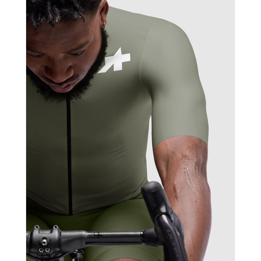 Koszulka kolarska ASSOS MILLE GT EVO Edge Green