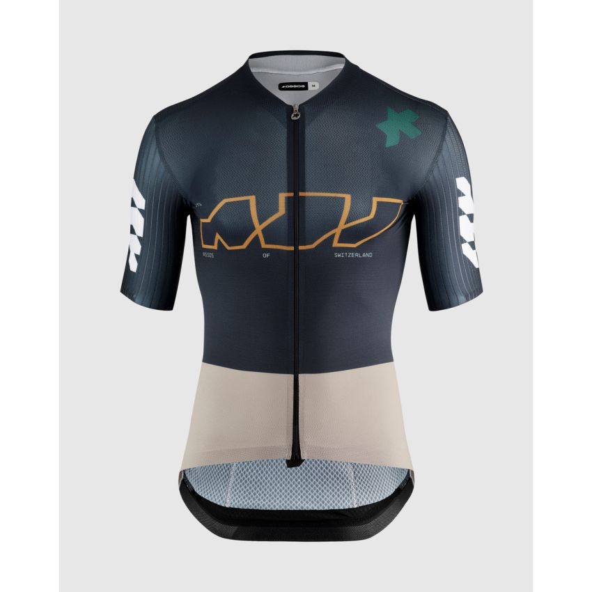 Koszulka kolarska ASSOS EQUIPE RS Something to say Excellence Blue