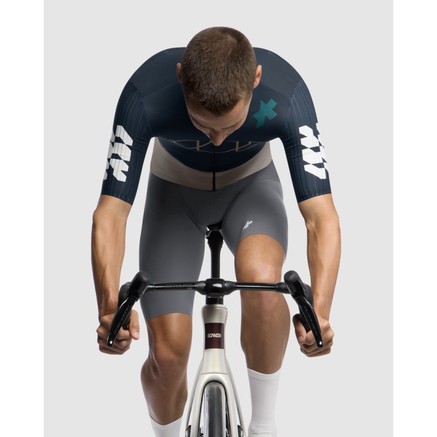 Koszulka kolarska ASSOS EQUIPE RS Something to say Excellence Blue