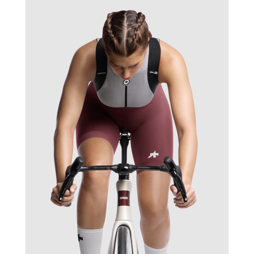 Spodenki damskie ASSOS UMA GT Bib Burgundy Red