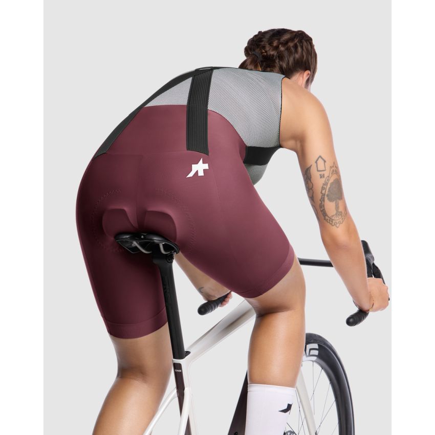 Spodenki damskie ASSOS UMA GT Bib Burgundy Red
