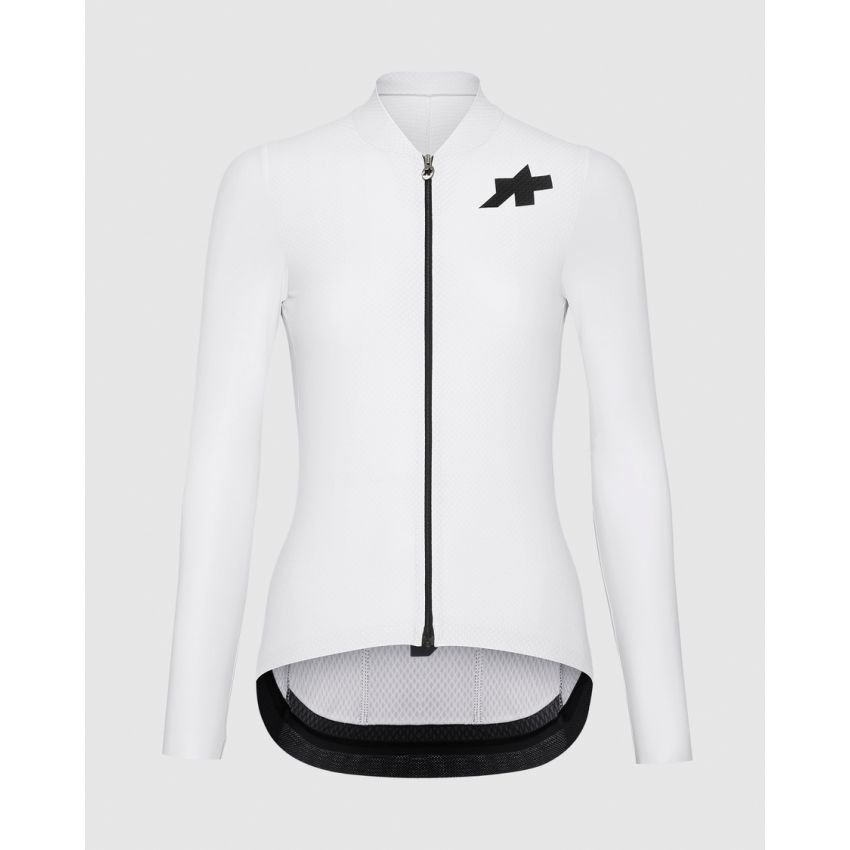 Koszulka kolarska damska ASSOS UMA GT LS EVO White