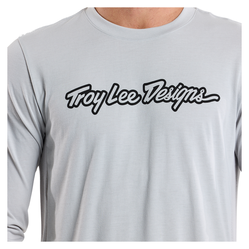 Koszulka TLD Skyline LS Ride Tee Signature Mist