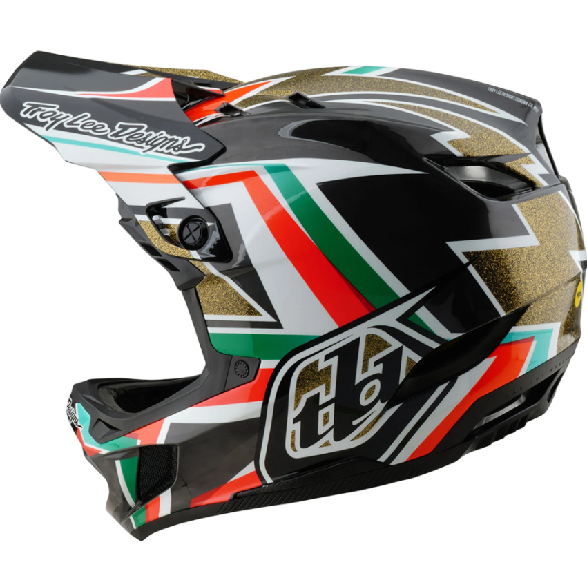 Kask TLD D4 Carbon Frames Black/Gold