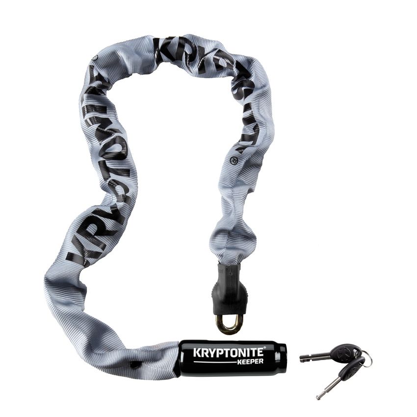KRYPTONITE ZAPIĘCIE ŁAŃCUCHOWE KRYPTONITE KEEPER 785 INTEGRATED CHAIN GREY 0,7CM X 85CM 