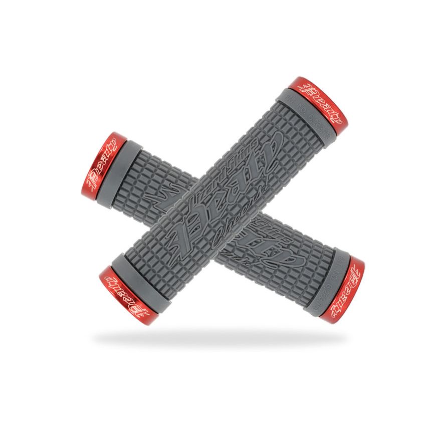 Chwyty kierownicy LIZARDSKINS PEATY CHEERS LOCK-ON klamry 130mm graphite (NEW) 