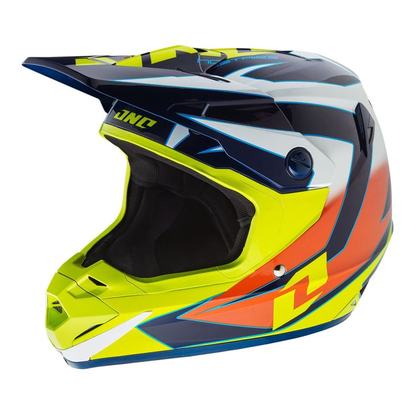 ONE INDUSTRIES ATOM XWING HELMET WHT/NAV/CHAR M 