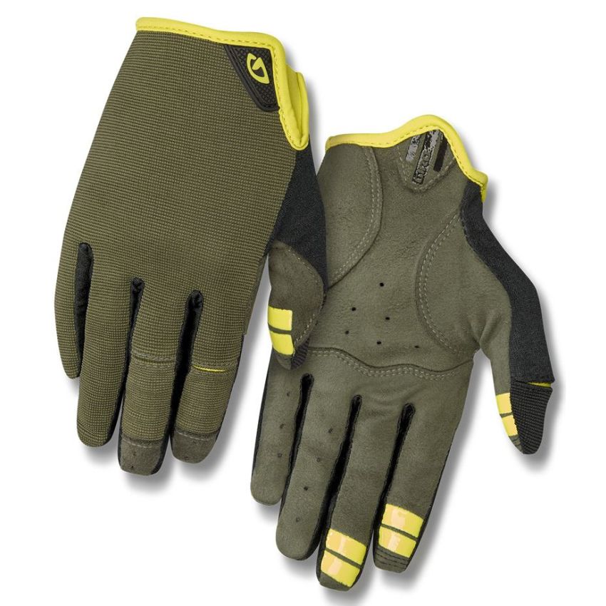 Rękawiczki męskie GIRO DND długi palec olive roz. XXL (obwód dłoni od 267 mm / dł. dłoni od 211 mm) (NEW) 