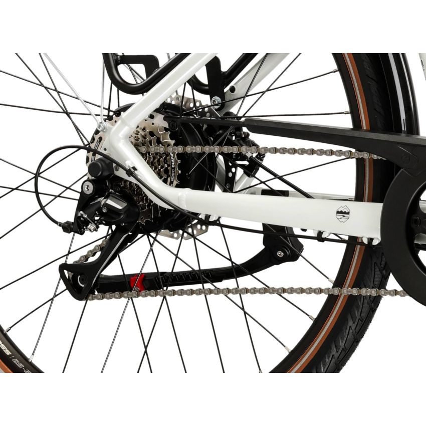 Rower KROSS Trans Hybrid 1.0 Perłowy