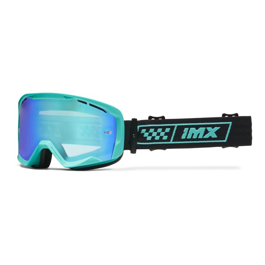 Gogle IMX Endurance Race Turquoise Matt/Black (szyba iridium green + clear)