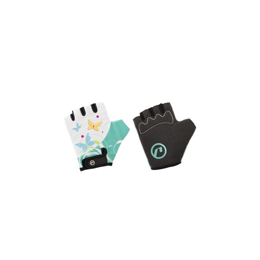 Accent Rękawiczki dziecięce Daisy biało-zielone L/XL 