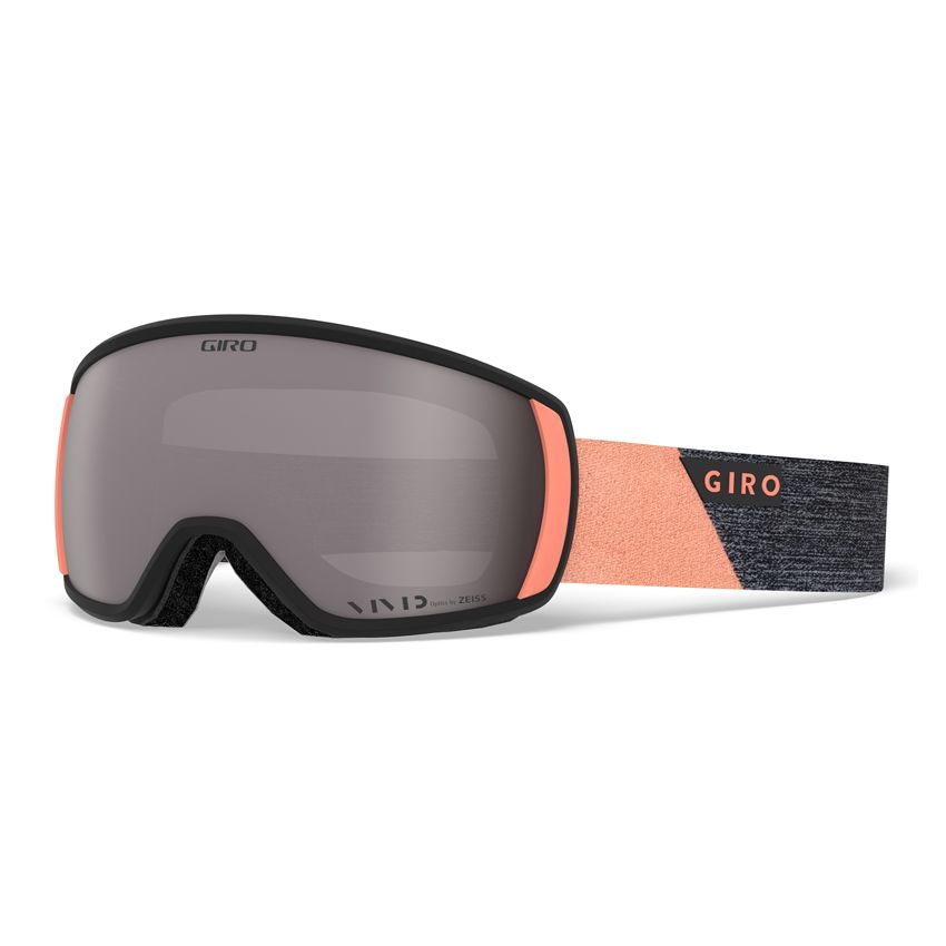Gogle zimowe GIRO FACET GREY PEACH PEAK (szyba VIVID ONYX 14% S3) 