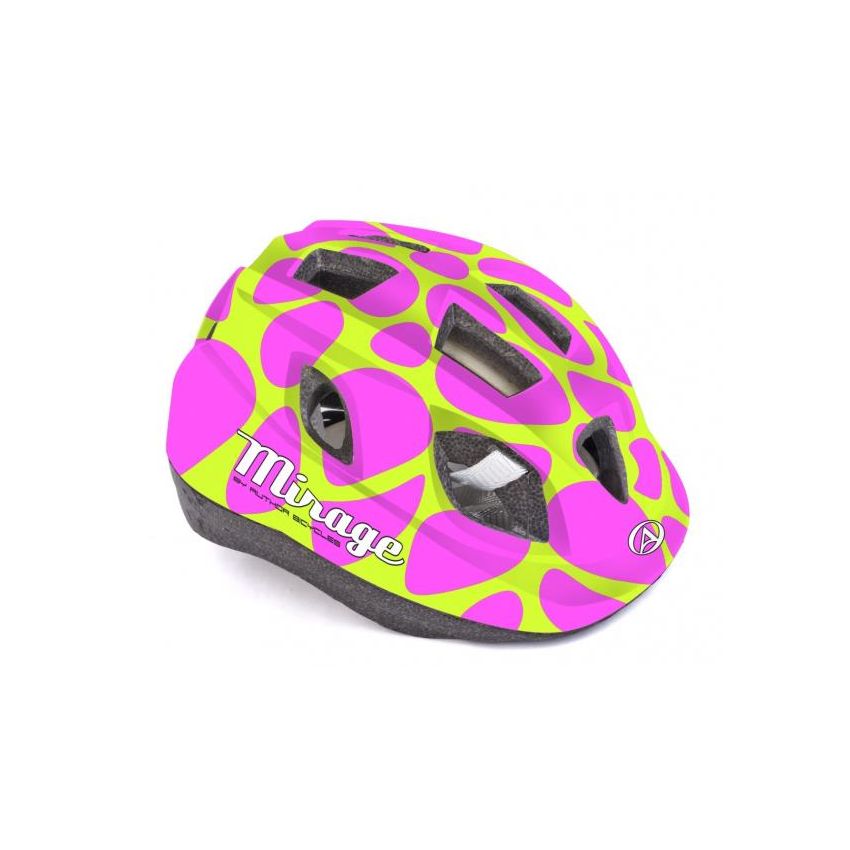  Kask AUTHOR MIRAGE różowo-żółty 48-54 