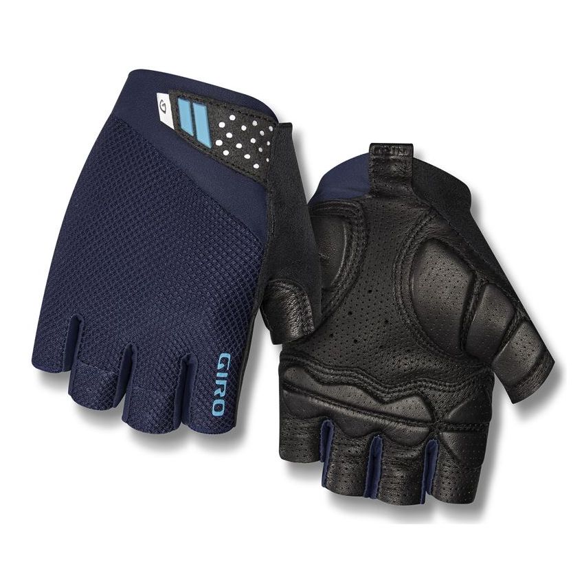 Rękawiczki męskie GIRO MONACO II GEL krótki palec midnight blue iceberg roz. S (obwód dłoni 178-203 mm / dł. dłoni 175-180 mm) (NEW) 