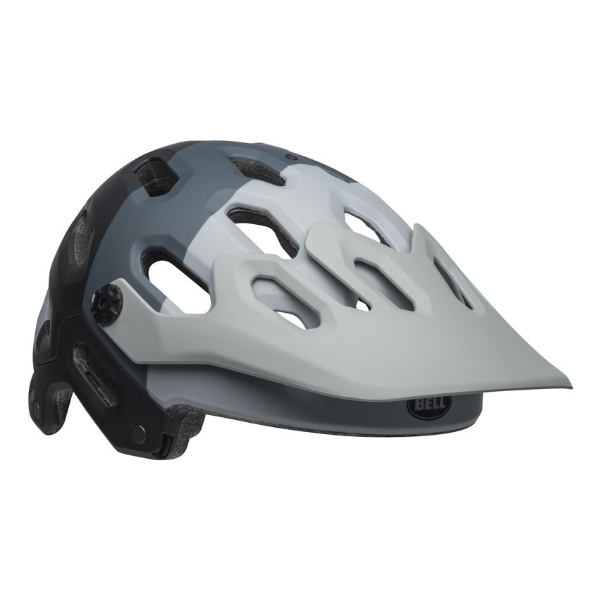 BELL SUPER 3 downdraft matte gray gunmetal kask-L