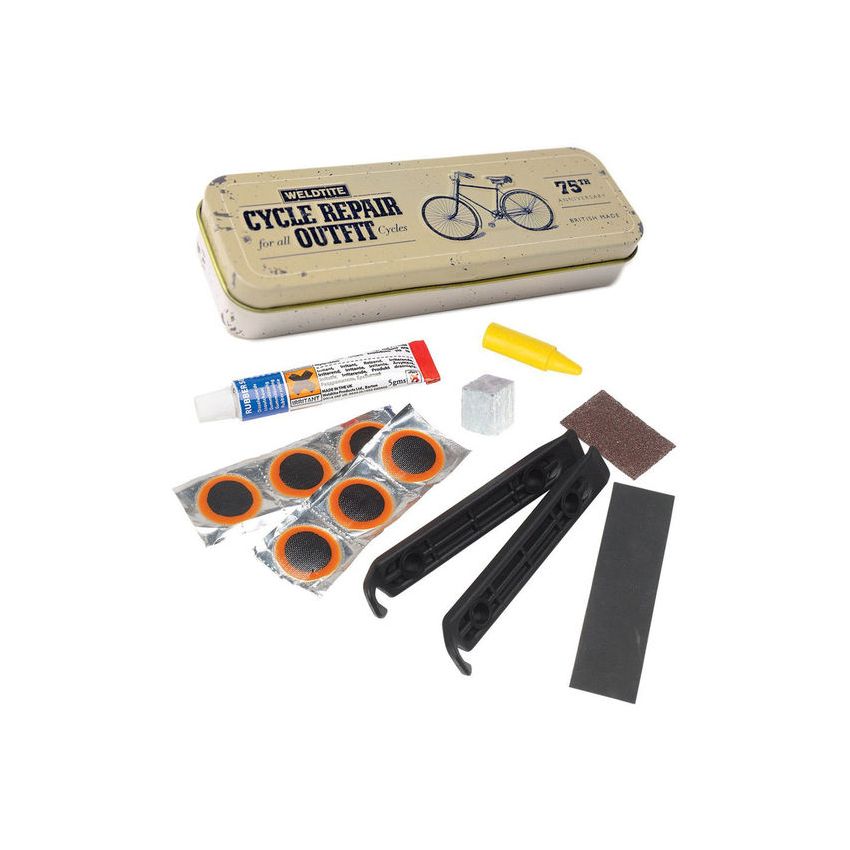 Łatki do opon zestaw WELDTITE VINTAGE CYCLE REPAIR OUTFIT TIN 