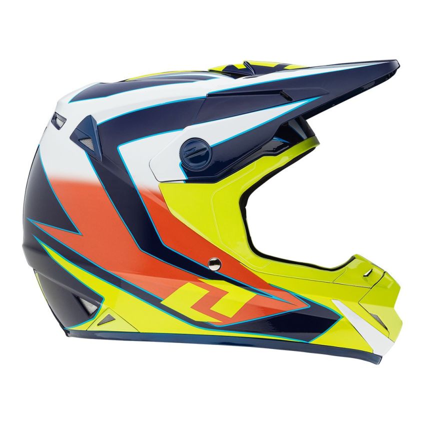 ONE INDUSTRIES ATOM XWING HELMET WHT/NAV/CHAR M 