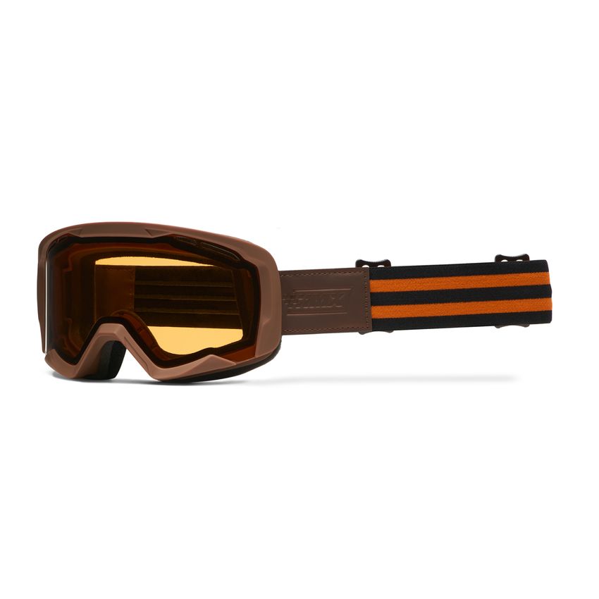 Gogle IMX Endurance Rust Brown Matt/Orange (szyba orange + clear)