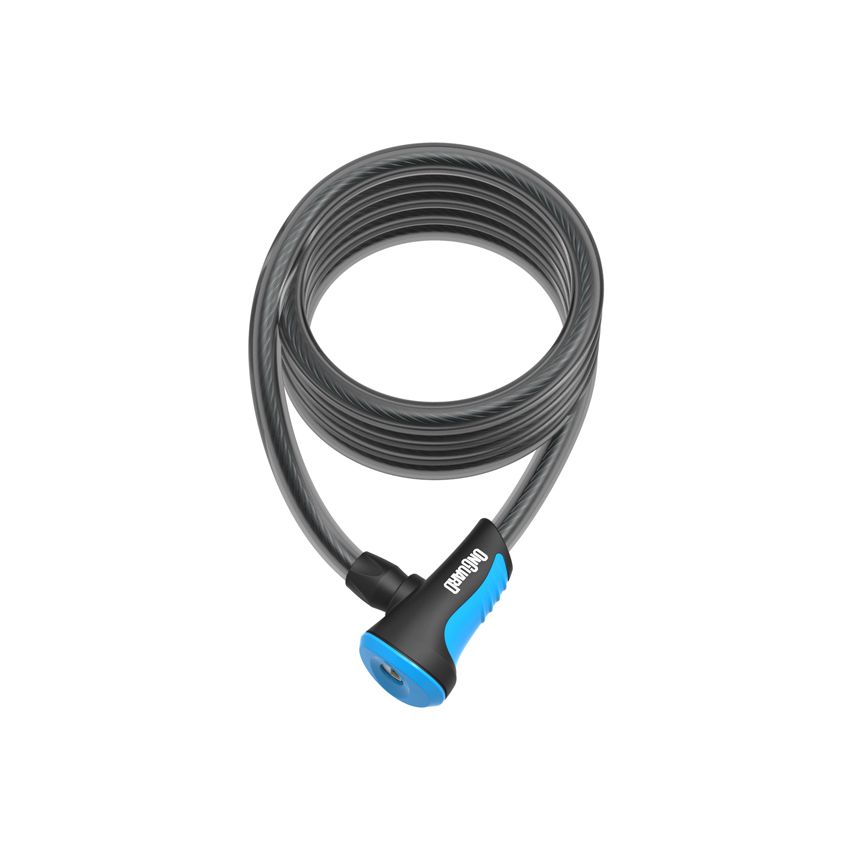 Zapięcie rowerowe ONGUARD NEON 8157BU Linka - 10mm 180cm - uchwyt + 2 x Klucze z kodem niebieskie 