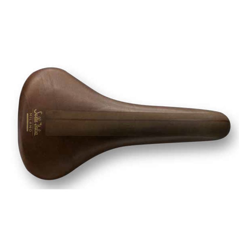 Siodło SELLA ITALIA TURBO BULLITT Fec Alloy 7, skórzane brązowe 358g 