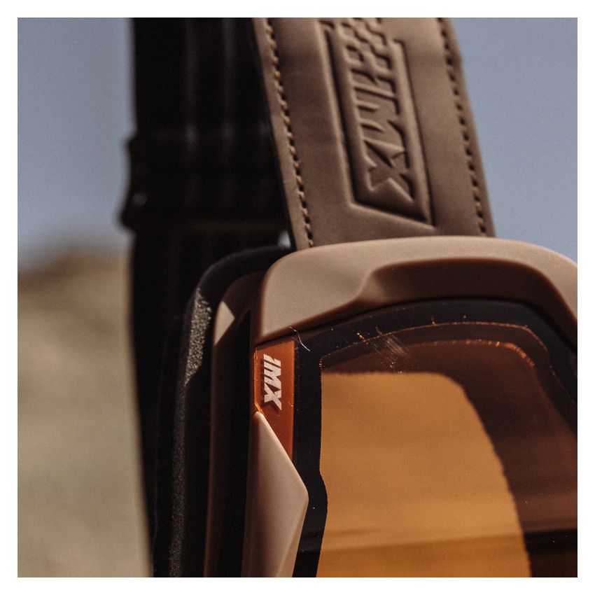 Gogle IMX Endurance Rust Brown Matt/Orange (szyba orange + clear)