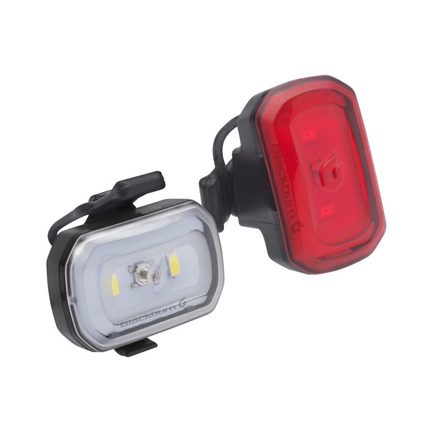 Zestaw lampki BLACKBURN CLICK USB przód 60 lumenów, CLICK USB tył 20 lumenów czarne (NEW) 