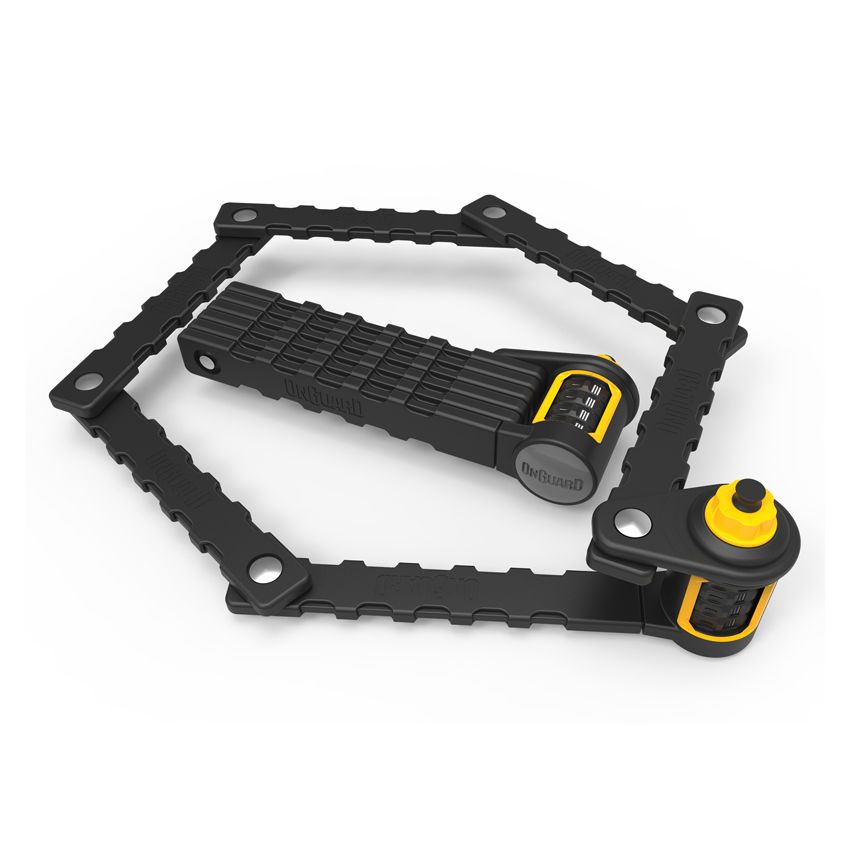 Zapięcie rowerowe ONGUARD Link Plate Lock K9 COMBO SKŁADANE 8116C  - 75cm - SZYFR (NEW) 