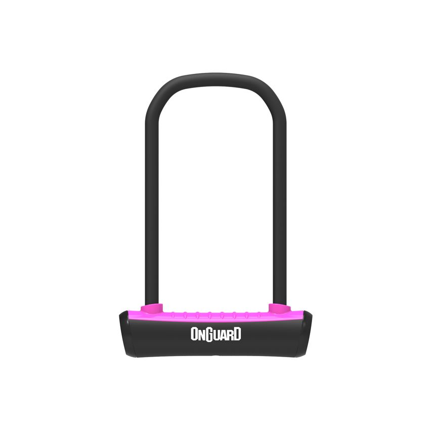 Zapięcie rowerowe ONGUARD NEON 8153PN U-LOCK - 115mm 230mm - uchwyt + 2 x Klucze różowe (NEW) 