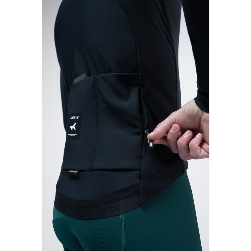 Kurtka kolarska GOBIK Skimo Solid Ink Black