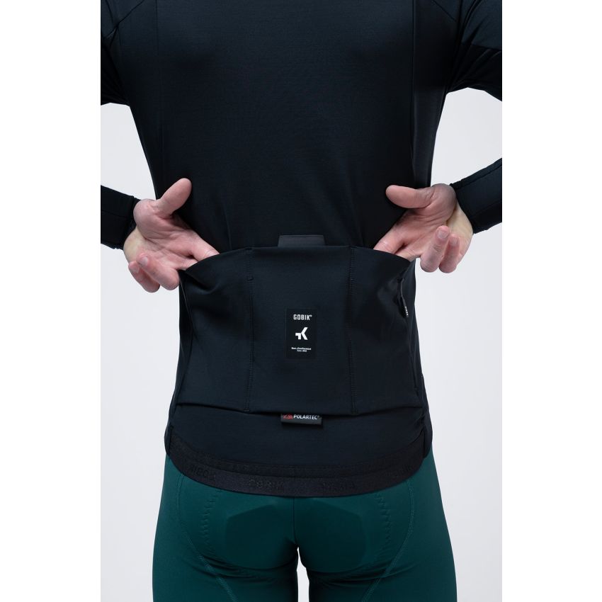 Kurtka kolarska GOBIK Skimo Solid Ink Black