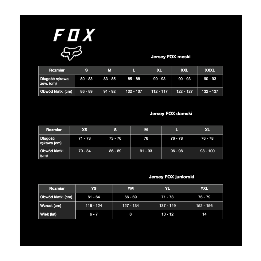 Jersey FOX Lady Flexair Pro L black