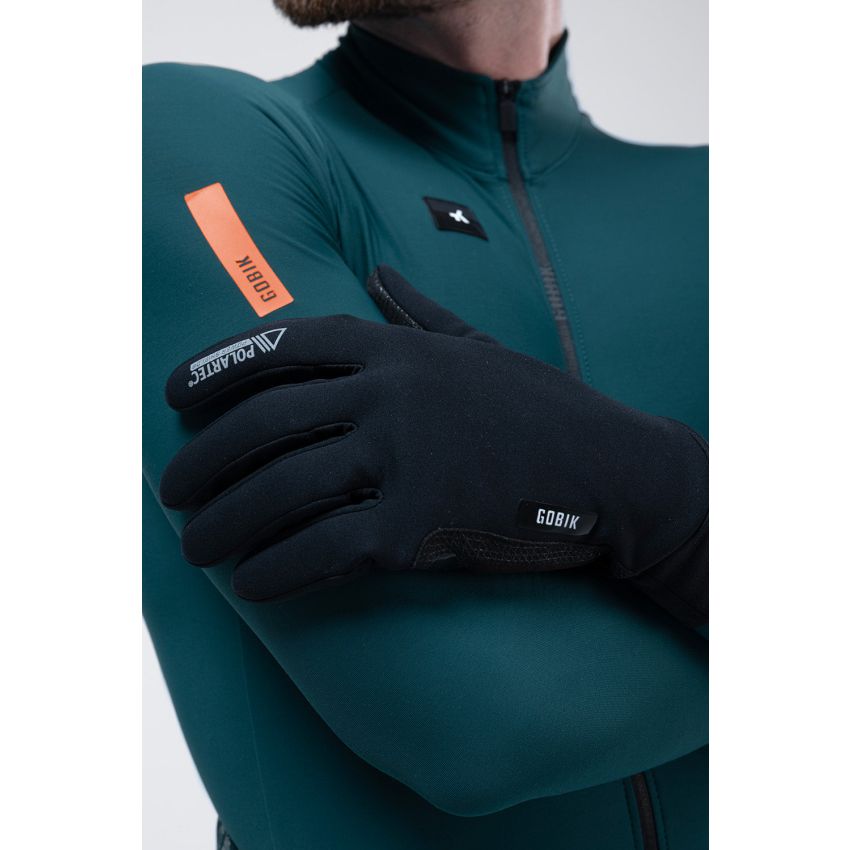 Rękawiczki kolarskie GOBIK Polartec® Bora 2.0 True Black