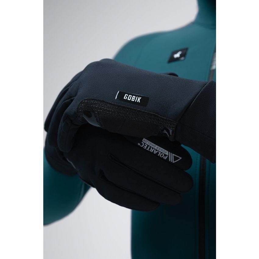 Rękawiczki kolarskie GOBIK Polartec® Bora 2.0 True Black