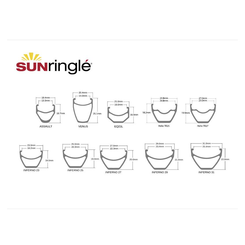 Sun Ringle 2016 Inferno 25 obręcz 29