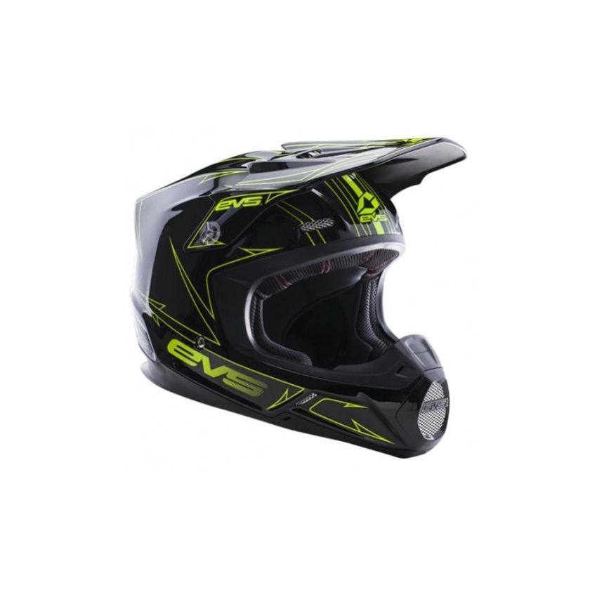 Kask EVS T5 Pinner XL czarny/żółty