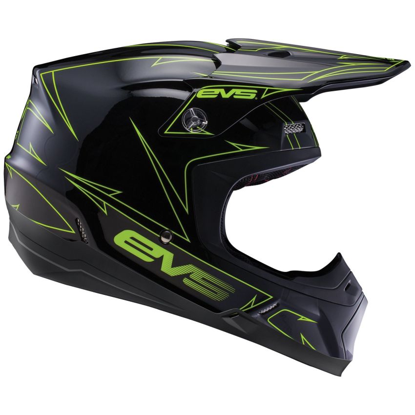 Kask EVS T5 Pinner XL czarny/żółty