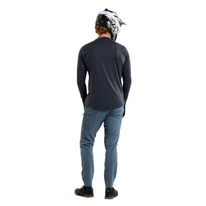Koszulka TLD Ruckus LS Ride Tee Burn Out Carbon