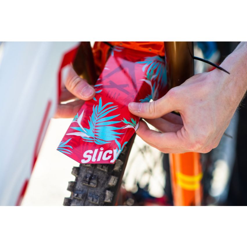 Błotnik przedni SLICY Enduro - DH ULTIMATE MUDGUARD - ZEBRA