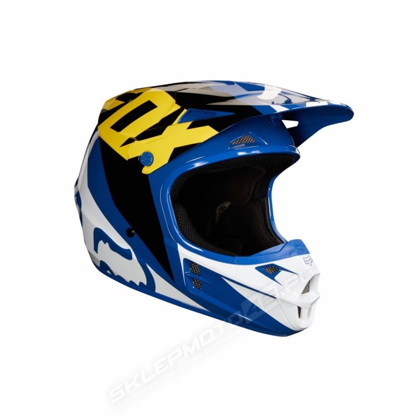 Kask FOX V1 Race S niebieski