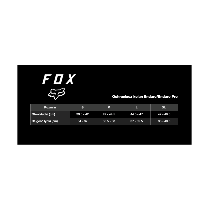 Ochraniacz kolan FOX Enduro Pro