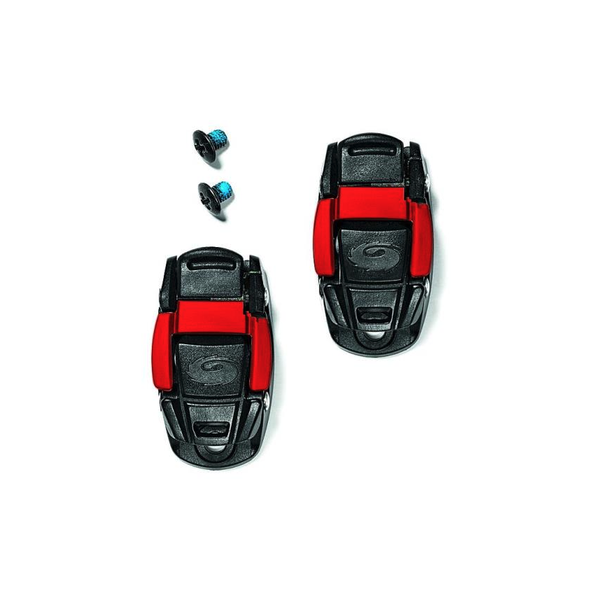 Sidi Caliper Buckle klamry do butów-czarno-czerwony