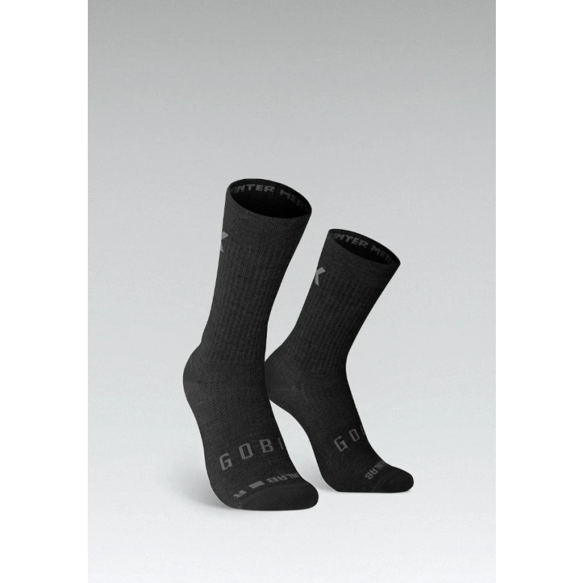 Skarpety kolarskie GOBIK Winter Merino Coal