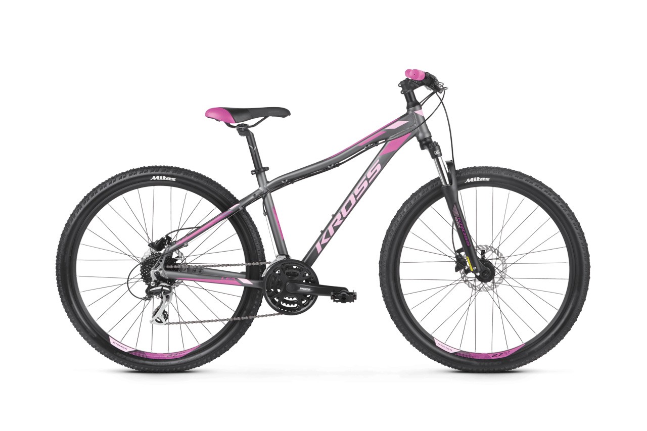 Rower KROSS Lea 4.0 koło 27,5" Pink Silver Black Bikerhouse Kraków