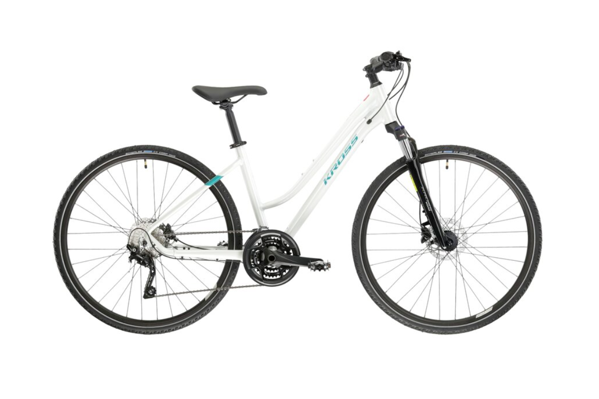 Rower KROSS Evado 7.0 White Turquoise Bikerhouse Kraków