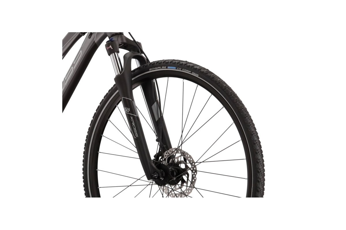 Rower KROSS Evado 6.0 koło 28" Mat Graphite Black SR Bikerhouse Kraków