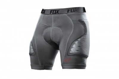 FOX spodenki z ochraniaczem TITAN RACE SHORT Grey