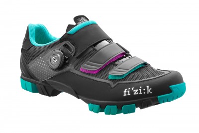 Buty MTB FIZIK M6B Donna Black Grey Turquoise