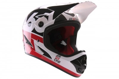 SIXSIXONE Kask COMP Black White SIXSIXONE Kask COMP Black White