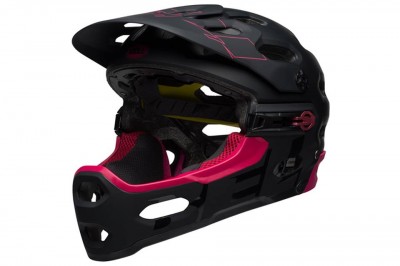 BELL kask Super 3R MIPS matte black cherry