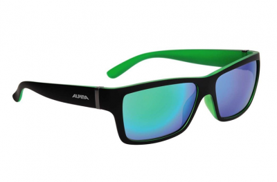 ALPINA okulary Kacey kolor black matt-green szkło green mirror
